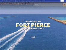 Tablet Screenshot of cityoffortpierce.com